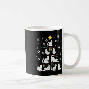 Cats Christmas Tree Cute Cat Lover Xmas Winter Wom Coffee Mug