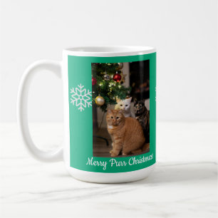 Cats Christmas Tree, Image Names Text, Customize,  Coffee Mug