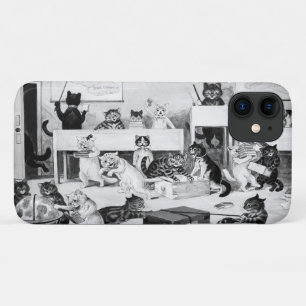 Cats Classroom Discipline, Louis Wain iPhone 11 Case