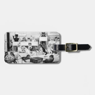 Cats Classroom Discipline, Louis Wain Luggage Tag