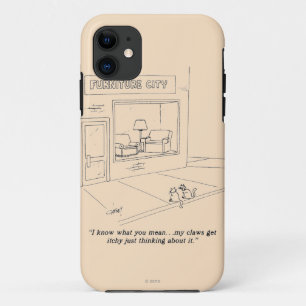 Cats Clawing Furniture iPhone 11 Case