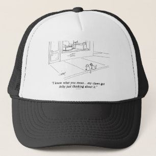 Cats Clawing Furniture Trucker Hat