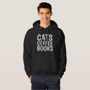 CATS COFFEE BOOKS funny T-shirts & hoodies
