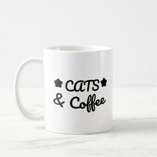 Cats & Coffee -  Cat Lover Gift Coffee Mug