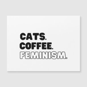 Cats Coffee Feminism