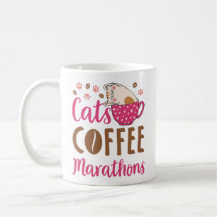 Cats Coffee Marathons Marathon Runner Mug