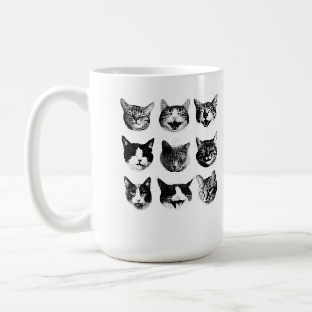 Cats Coffee Mug (Left)