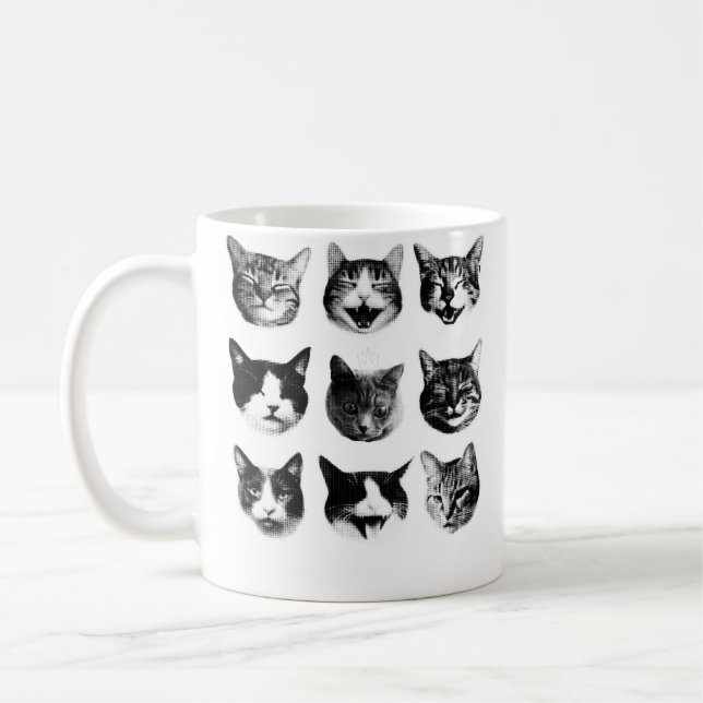 Cats Coffee Mug (Left)