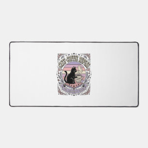 Cats Coffee Repeat Cat Tea Leaves Coffee Fortune R Desk Mat