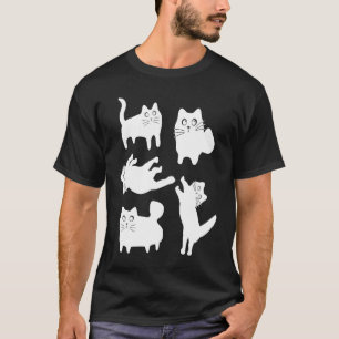 Cats Collage Doodle Style Cat Owners Cat 1 T-Shirt