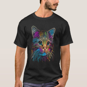 Cats Colourful Cat Cat's Head Cat 1 T-Shirt