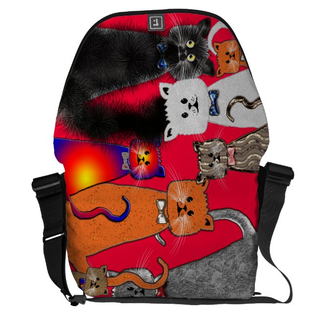 CATS COURIER BAG (Back Open)