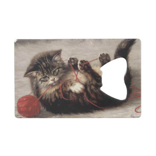 Cat's Cradle, A Cat Playing Ball of Yarn