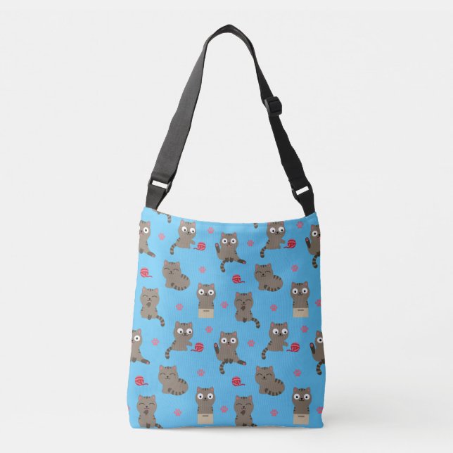 Cats Crossbody Bag (Front)