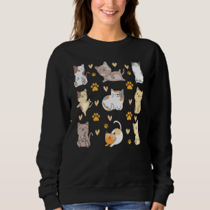Cats Cute Cat  Cat Owner Many Cats I Cute Cats Sweatshirt