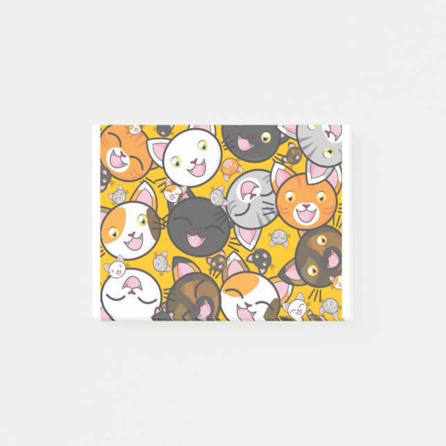 Cats Cute Kitty Kitties Kitten Adorable Feline Post-it Notes (Front)