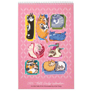 Cats Daily Calendar illustrated by Artist