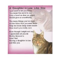 Cats  Daughter in Law Poem