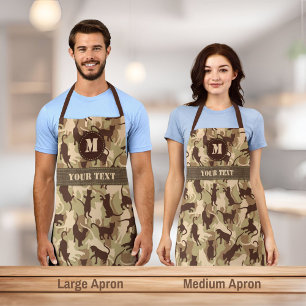 Cats Desert Camouflage Apron