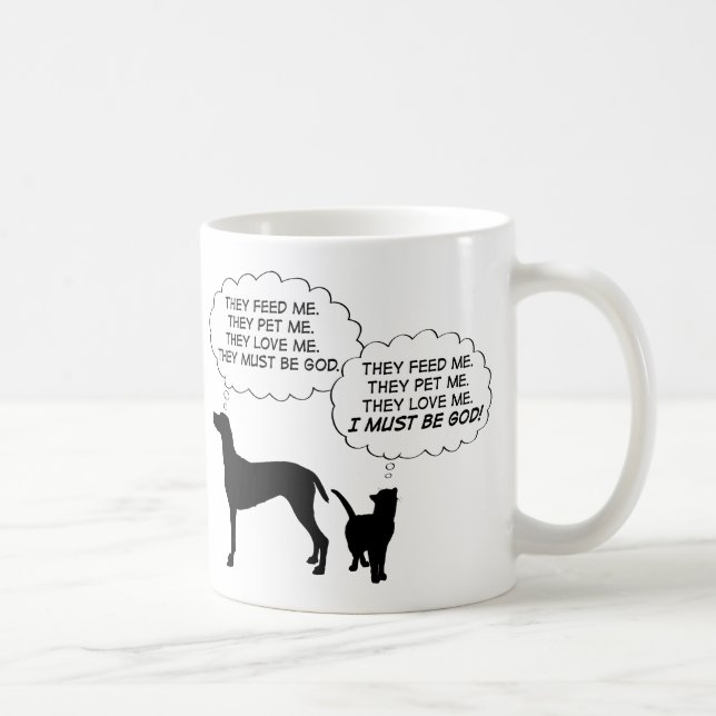 Cats & Dogs Coffee Mug (Right)