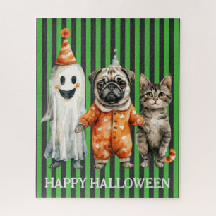 Cats & Dogs Halloween Puzzle