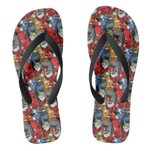 Cats & Dogs Scooter Pattern Thongs