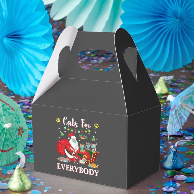 Cats Everybody Christmas Favour Box (Party)