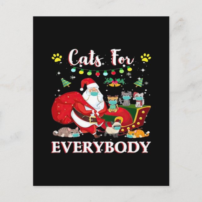 Cats Everybody Christmas Flyer (Front)