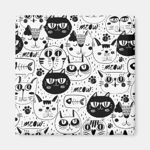 Cats Everywhere Magnet