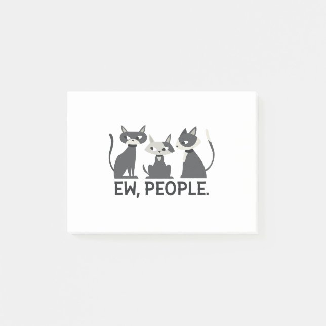 Cats,Ew,People Post-it Notes (Front)