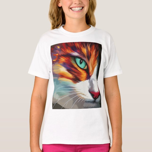 Cat's Eye Design T-Shirt (Front)