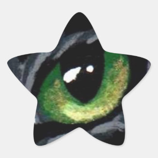 "Cat's Eye:  Green" Sticker