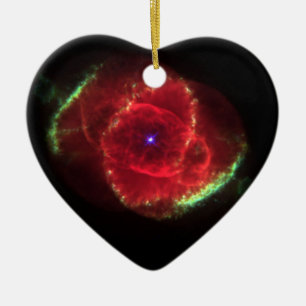 Cat's Eye Nebula Ceramic Tree Decoration