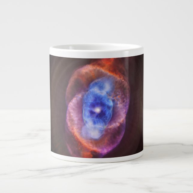 Cat's Eye Nebula - Hubble / Chandra Large Coffee Mug (Front)