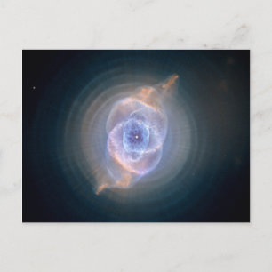 Cat's Eye Nebula Hubble NASA Postcard