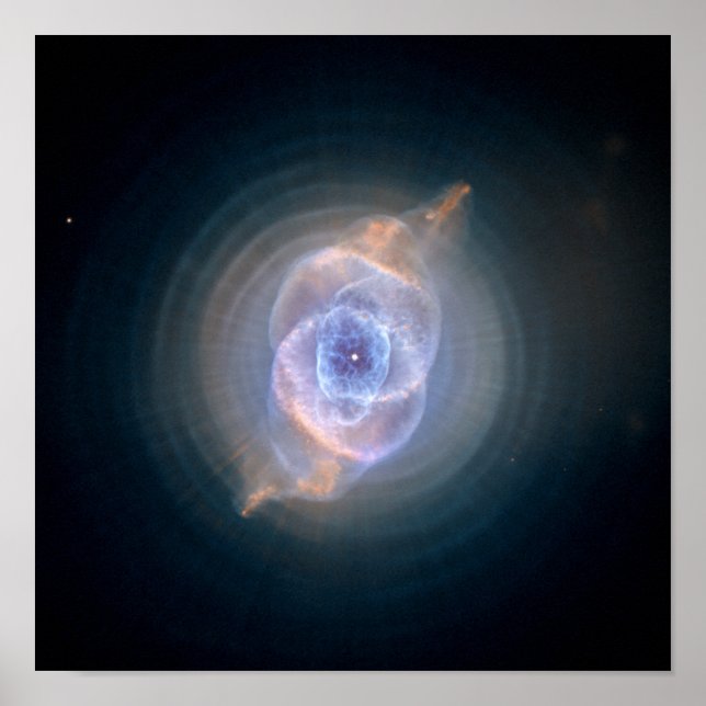 Cat's Eye Nebula Hubble NASA Poster (Front)