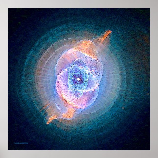Cat's Eye Nebula Poster (Front)