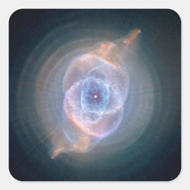 Cats Eye Nebula Square Sticker (Front)