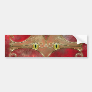 Cat's-Eyes Bumper Sticker