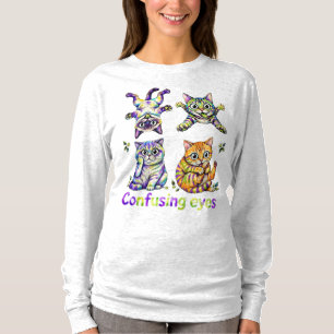 Cat's Eyes 👀 Cat Quartet, Funny Cat Lover PNG  T-Shirt