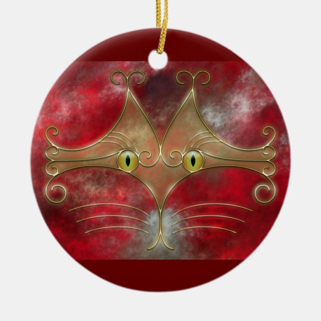 Cat's-Eyes Ornament (Front)