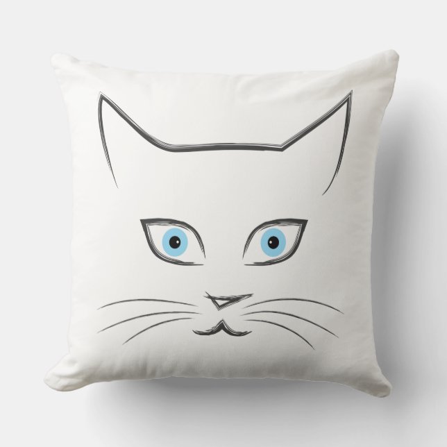Cat's face cushion (Front)