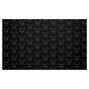 Cat's face fabric