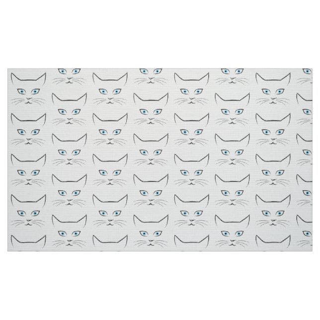 Cat's face fabric (Fat Quarter)