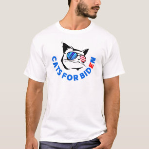 Cats for Biden , joe biden T-Shirt
