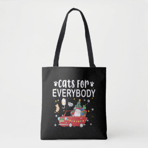 Cats For Everybody Christmas Tote Bag