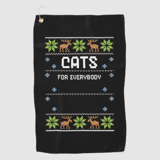 Cats For Everybody Golf Towel