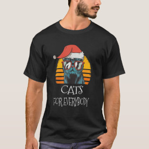Cats For Everybody Ugly Christmas Cute Cat 1 T-Shirt