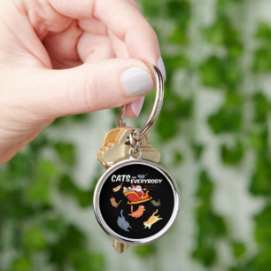 Cats for everyone  key ring