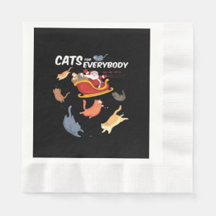 Cats for everyone napkin